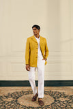 Mustard Tailored Work Shacket