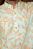 Pistachio Floral festive Men