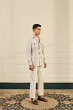 Natural Herringbone Linen Shacket