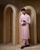 Pink Pintuck Kurta Set