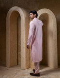 Pink Pintuck Kurta Set