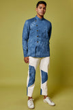 indigo overlayer jacket