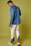 indigo overlayer jacket