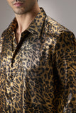 LEOPARD/ANIMAL PRINT - HAND EMBROIDERED DESIGNER SHIRT