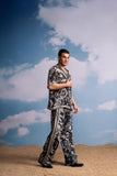 NOIR PRINTED COORD SET