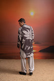 CHOCOLATE PRINTED SEQUINS KURTA WITH SALWAR