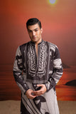 CHOCOLATE PRINTED SEQUINS KURTA WITH SALWAR