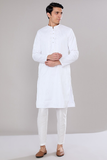 Off White Embroidered Kurta Set 2