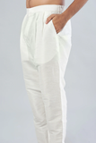 Ivory Dupion Silk Mexican Pants