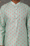 Sky blue sequin Kurta Set