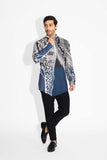 SHA -MORPH Black ombre short kurta