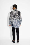 SHA -MORPH Black ombre short kurta