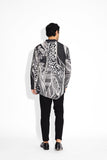 SHA -MORPH DRIFT Black Short Kurta