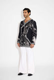 SHA -MORPH WAVE print Black Angrakha