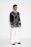 SHA -MORPH WAVE print Black Angrakha