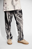 SHA -DOTS print Ivory Short kurta
