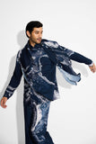 SHA -MORPH print Wrap style shirt Kurta