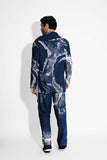 SHA -MORPH print Wrap style shirt Kurta