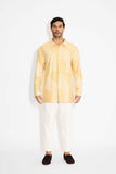 SHA -Yellow drop shoulder kurta
