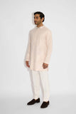 SHA -ORNATE IVORY PINK KURTA