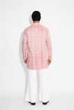 SHA -Sorbet peach floral embellished kurta