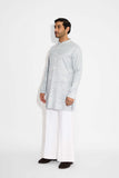 SHA -Orbs & Waves dove grey kurta