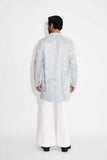 SHA -Orbs & Waves dove grey kurta