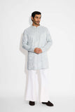 SHA -Orbs & Waves dove grey kurta