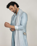 Arrow Front Open Kurta with Stole