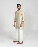 Jharokha Front Open Kurta with Pants 4