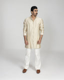Jharokha Front Open Kurta with Pants 4