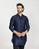 Jharokha Booti Nehru Jacket with Front Open Kurta, Stole & Pants 7