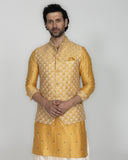 Jharokha Booti Nehru Jacket with Kurta & Pants 1