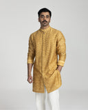 Pixel Front Open Kurta with Pants