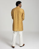 Pixel Front Open Kurta with Pants