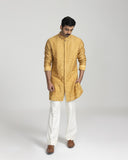 Pixel Front Open Kurta with Pants