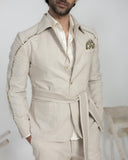 Irish Linen Shacket with Pants 5