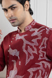SCARLET VINE EMBROIDERED KURTA