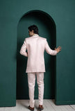 PASTEL LOTUS EMBROIDERED BANDHGALA