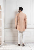 GOLDEN PALM SILK KURTA