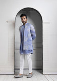 AZURE BLOOM EMBROIDERED NEHRU
