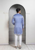 AZURE BLOOM EMBROIDERED KURTA