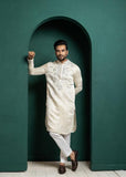 IVORY GRACE EMBROIDERED KURTA