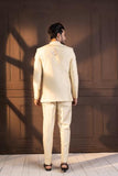 IVORY EMBELLISHED BANDHGALA SUIT