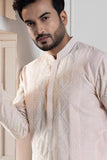 HERITAGE BLUSH EMBROIDERED KURTA SET