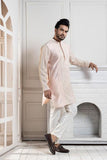 HERITAGE BLUSH EMBROIDERED KURTA SET