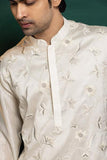 IVORY FLORAL ELEGANCE KURTA