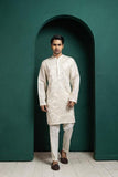 IVORY FLORAL ELEGANCE KURTA