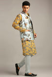 Anthia floral printed bundi with kurta set