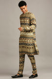 Tiraz printed kurta set